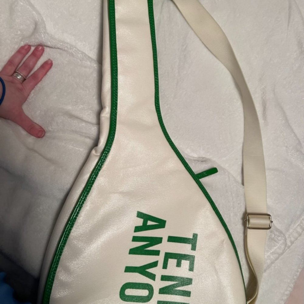 Kate Spade Make A Racquet Tennis racket Bag like new no tags RARE!! - Picture 7 of 16